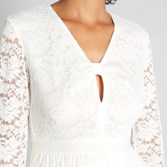 *NWT* Modcloth x Little Mistress Lacing Down The Aisle Maxi Dress - Picture 3 of 14